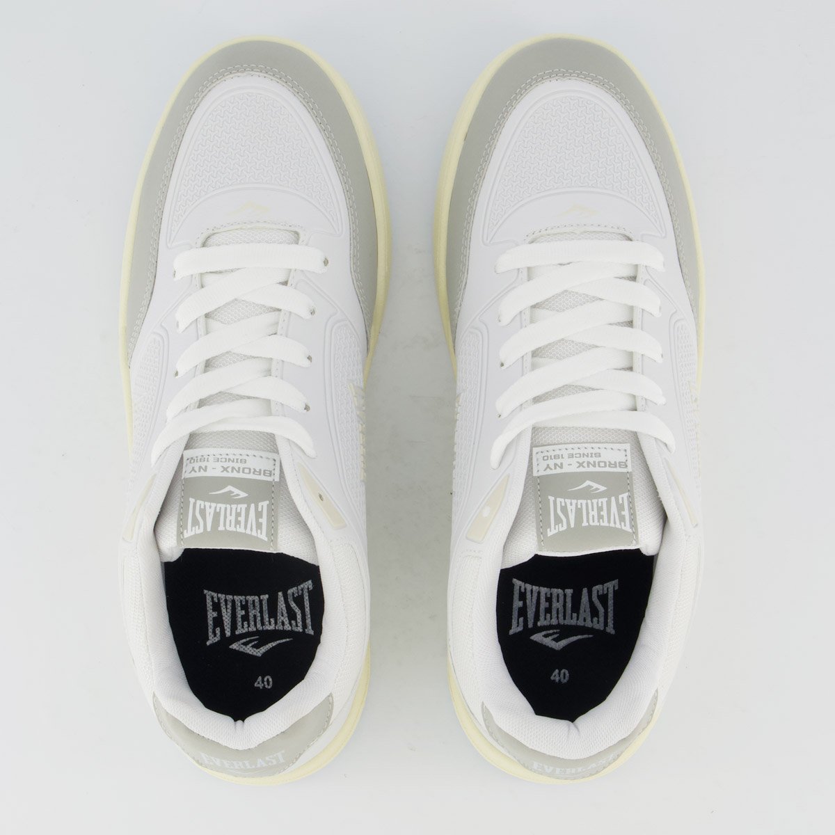 Tênis Everlast Harlem Branco e Bege Branco 4