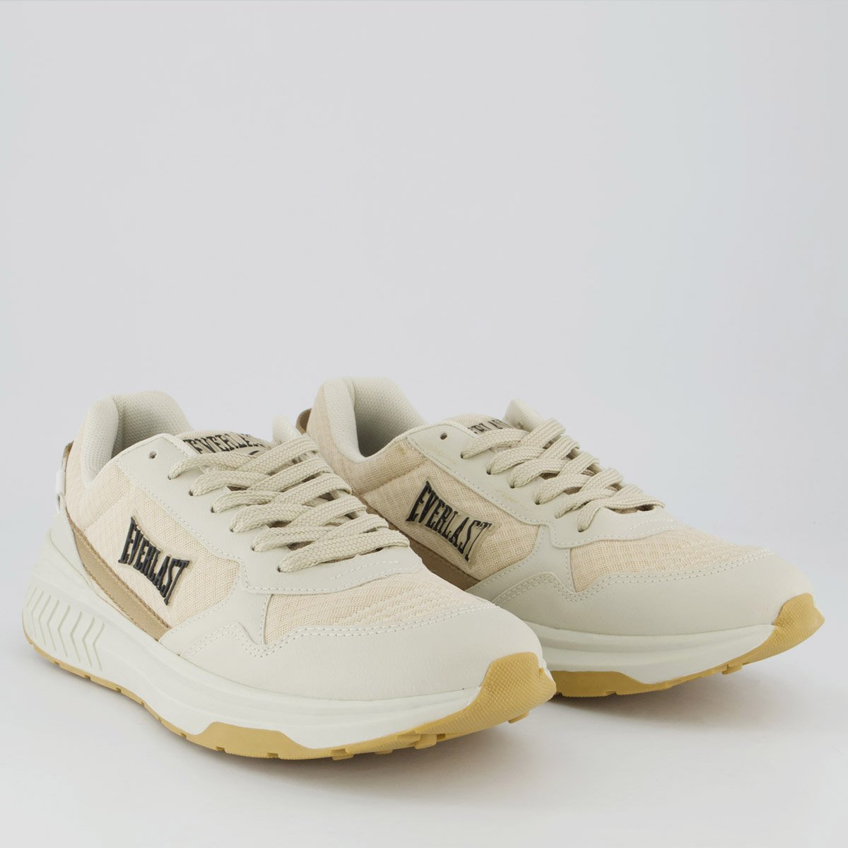 Tênis Everlast Solo 2 Off-White e Bege Bege 2