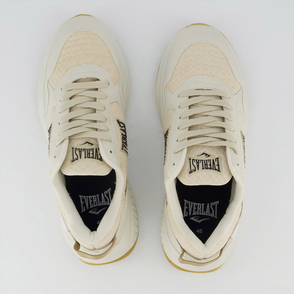 Tênis Everlast Solo 2 Off-White e Bege Bege 4