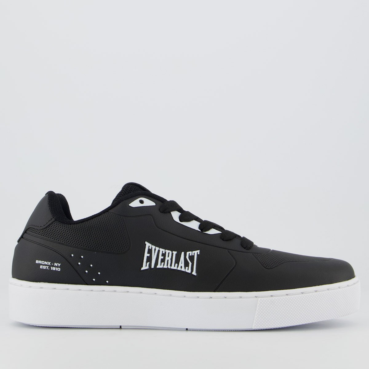 Tênis Everlast Slice Preto e Branco