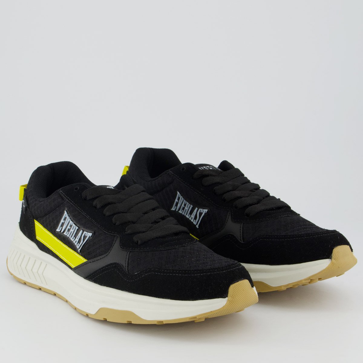Tênis Everlast Solo 2 Preto e Amarelo Preto 2