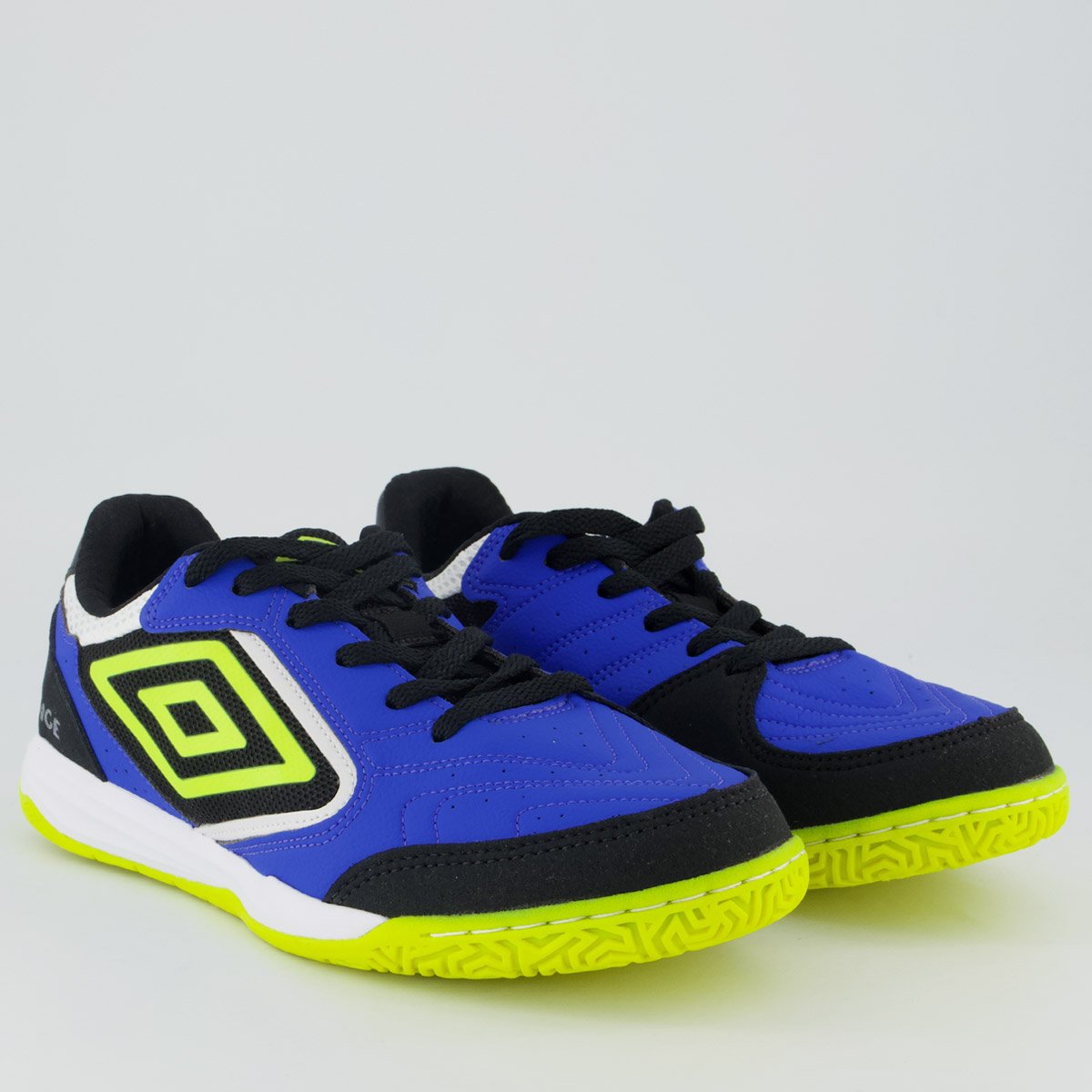 Chuteira Umbro Pro Challenge Uptake Futsal Azul e Verde Azul 2
