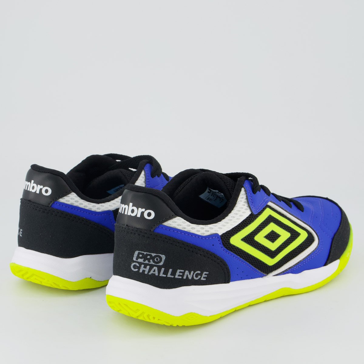 Chuteira Umbro Pro Challenge Uptake Futsal Azul e Verde Azul 3