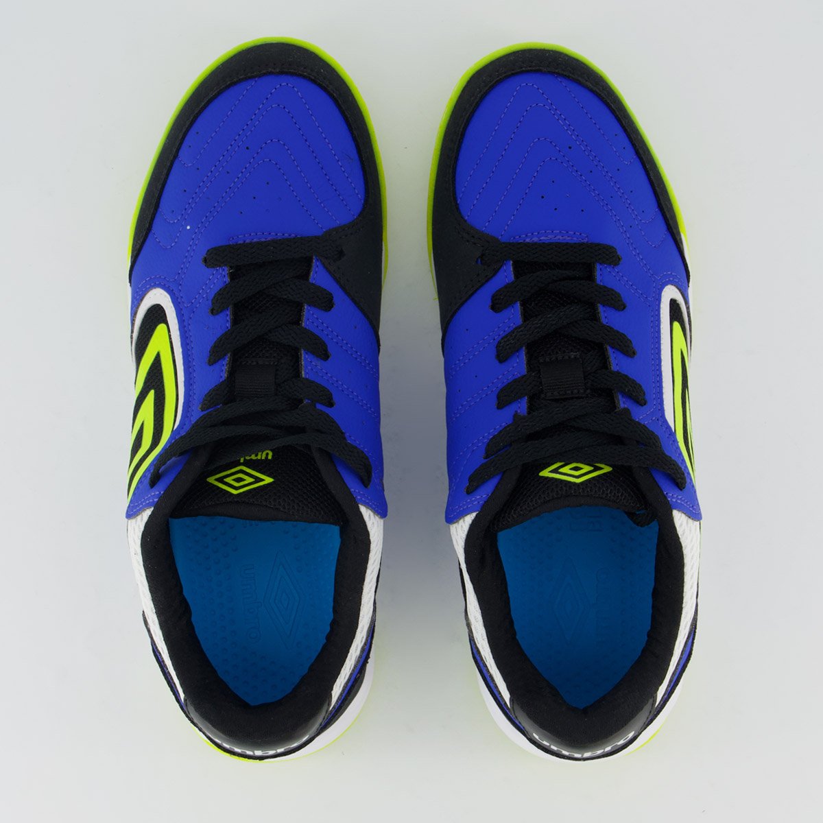 Chuteira Umbro Pro Challenge Uptake Futsal Azul e Verde Azul 4