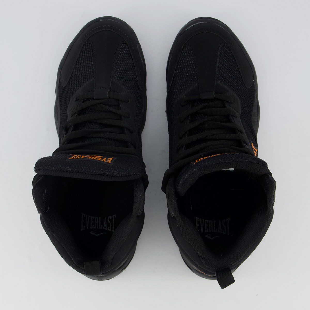 Tênis Everlast Strike 4 Cano Médio Preto e Laranja Preto 4