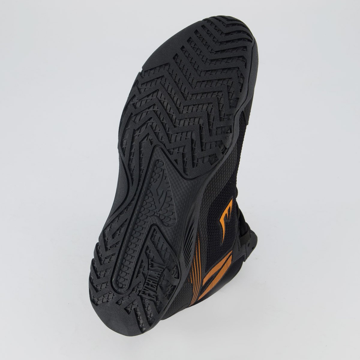 Tênis Everlast Strike 4 Cano Médio Preto e Laranja Preto 5