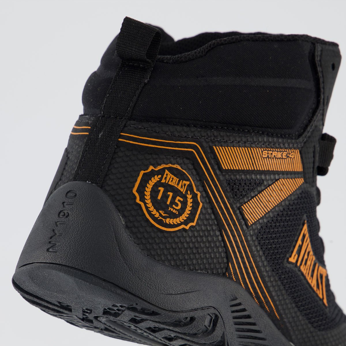 Tênis Everlast Strike 4 Cano Médio Preto e Laranja Preto 6