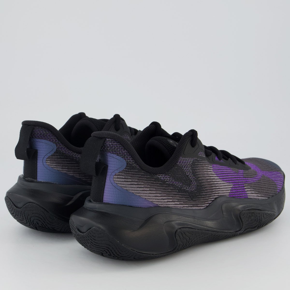 Tênis Under Armour Layup Preto e Roxo Preto 3