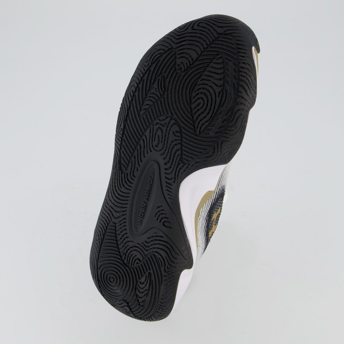 Tênis Under Armour Layup Branco e Preto Cinza 5