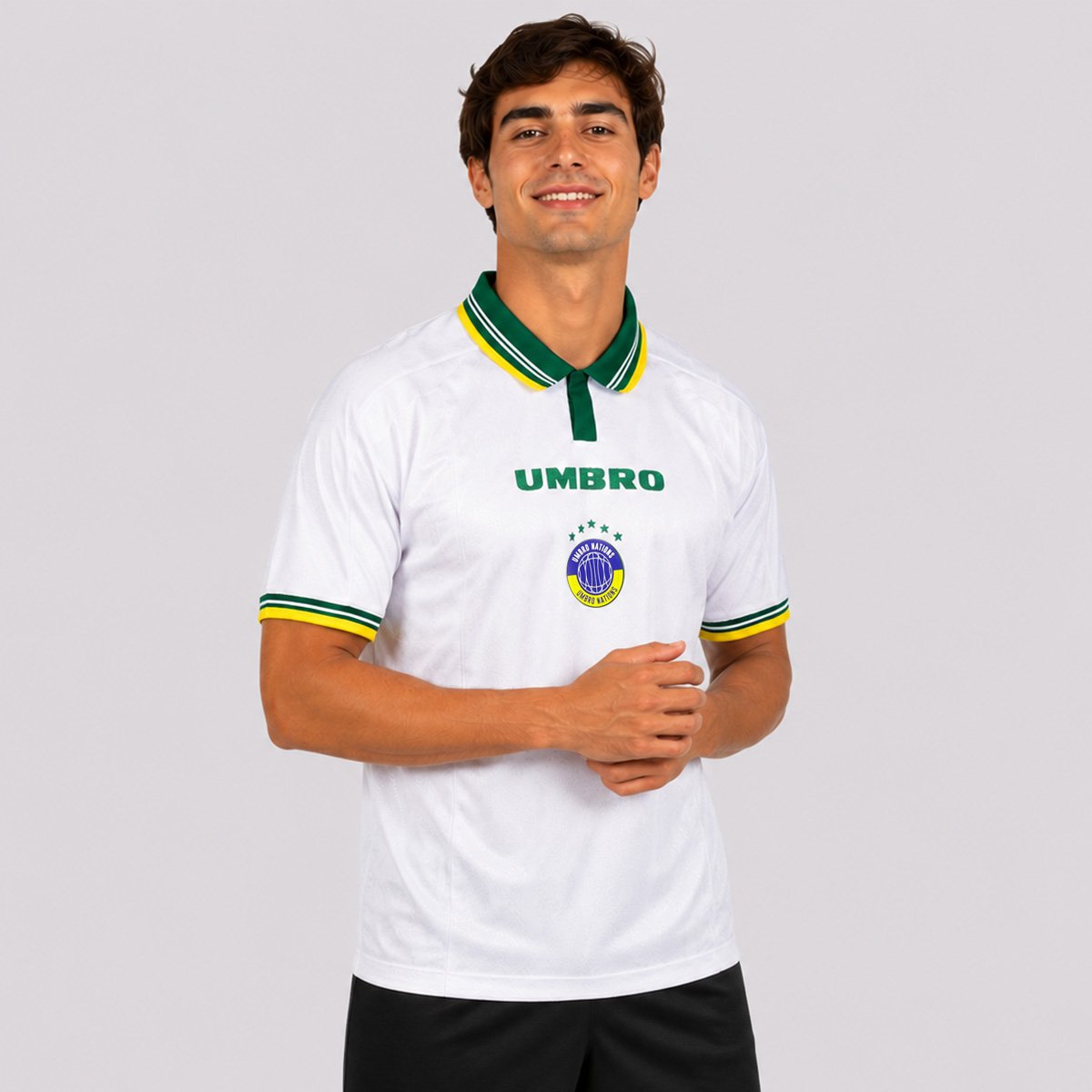 Camisa Umbro Brasil Uwn The Heat is On Branca Branco 2