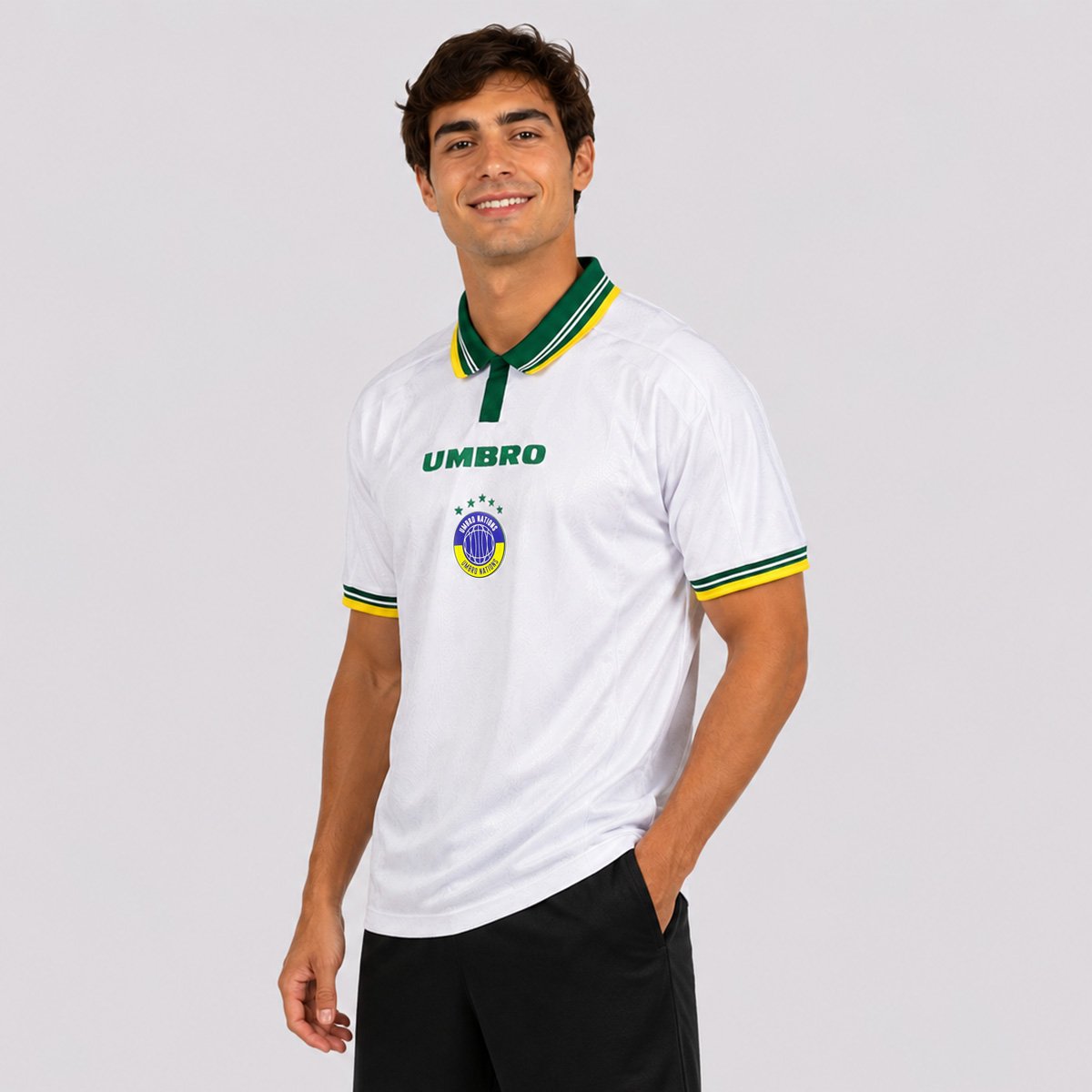Camisa Umbro Brasil Uwn The Heat is On Branca Branco 3