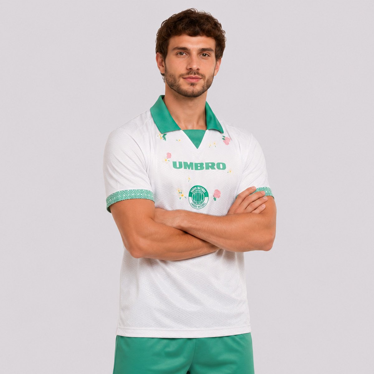 Camisa Umbro Marrocos Uwn Fleur Du Desert Branca Branco 2