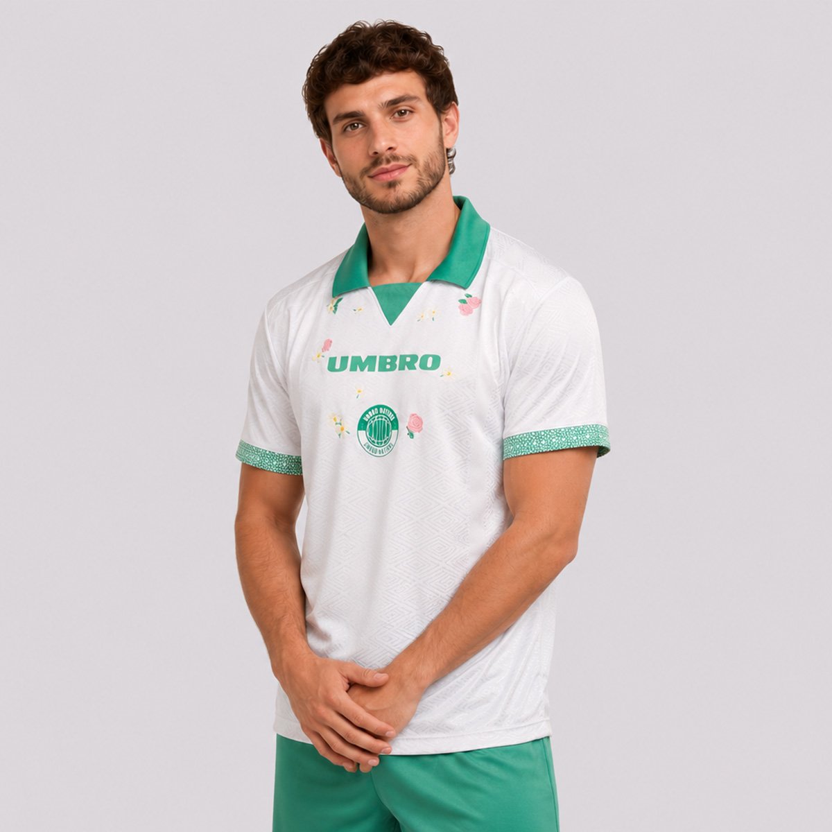 Camisa Umbro Marrocos Uwn Fleur Du Desert Branca Branco 3