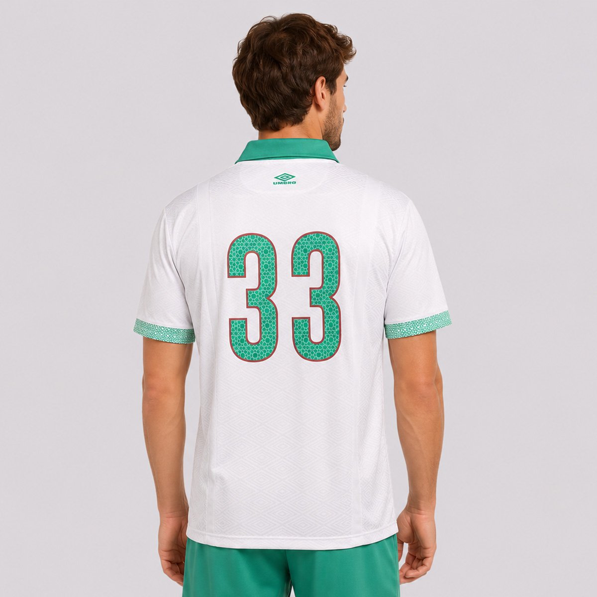 Camisa Umbro Marrocos Uwn Fleur Du Desert Branca Branco 4