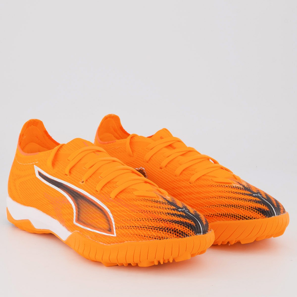 Chuteira Puma Ultra 6 Match Society Juvenil Laranja Laranja