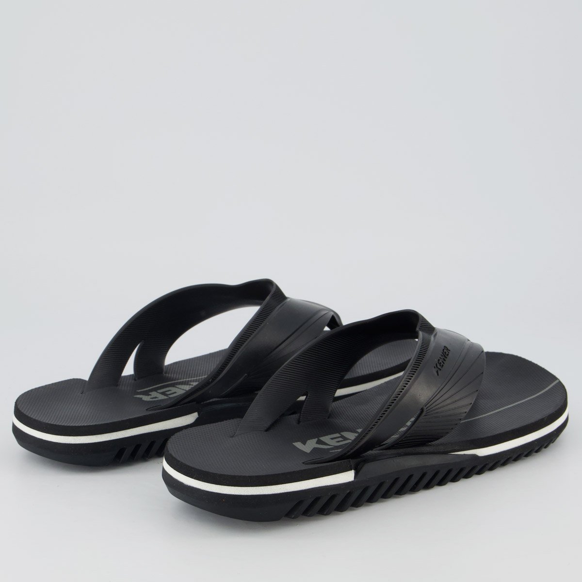 Chinelo Kenner Nk6 Flux Pro Preto Preto 4