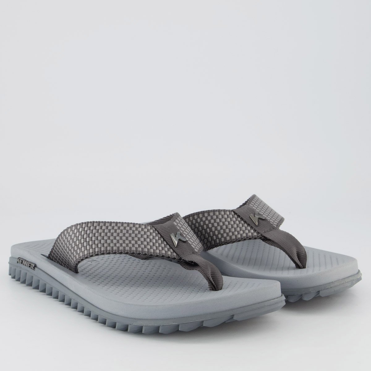 Chinelo Kenner K Pro Dots Cinza Cinza 3