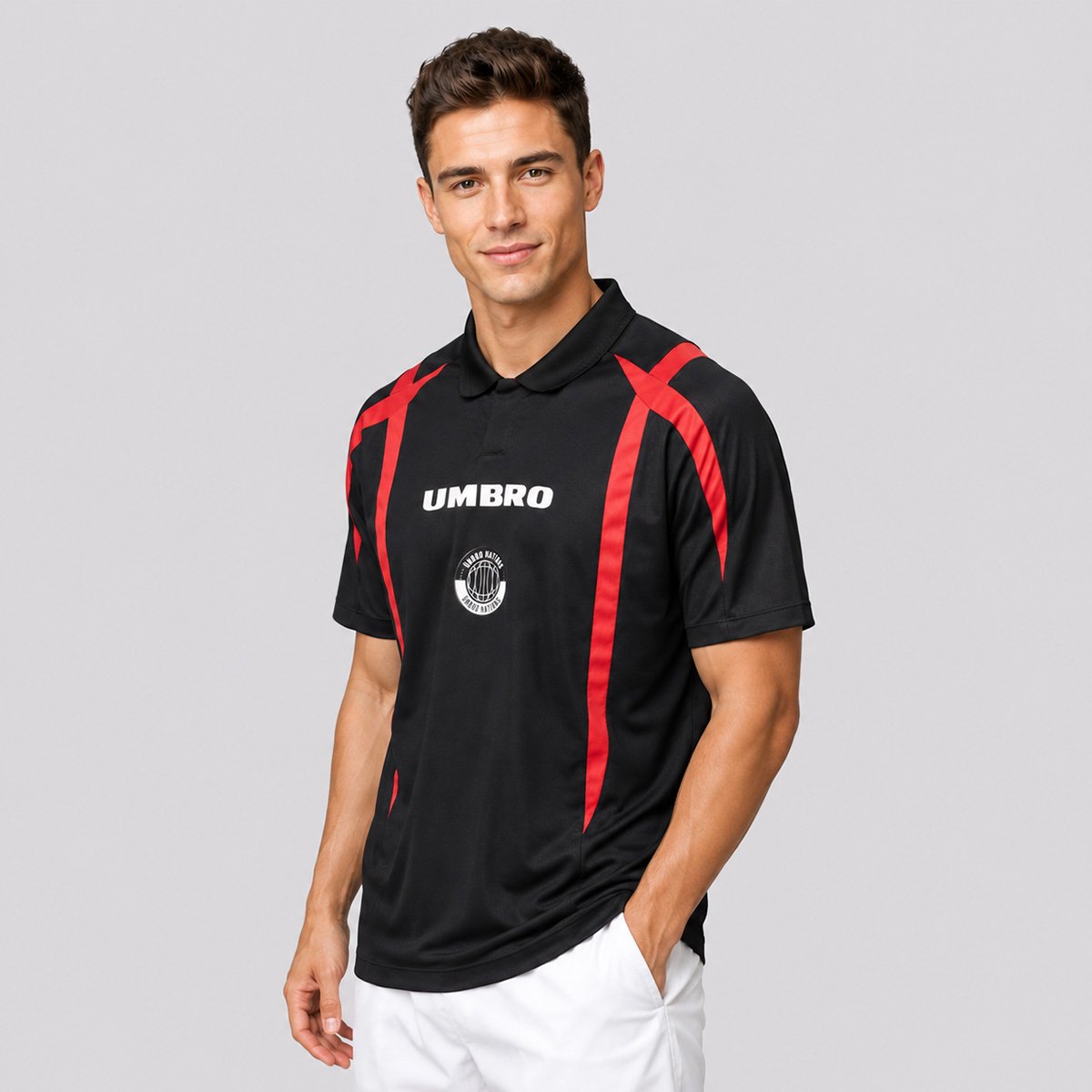 Camisa Umbro Inglaterra Uwn Rebel Lions Preto 2