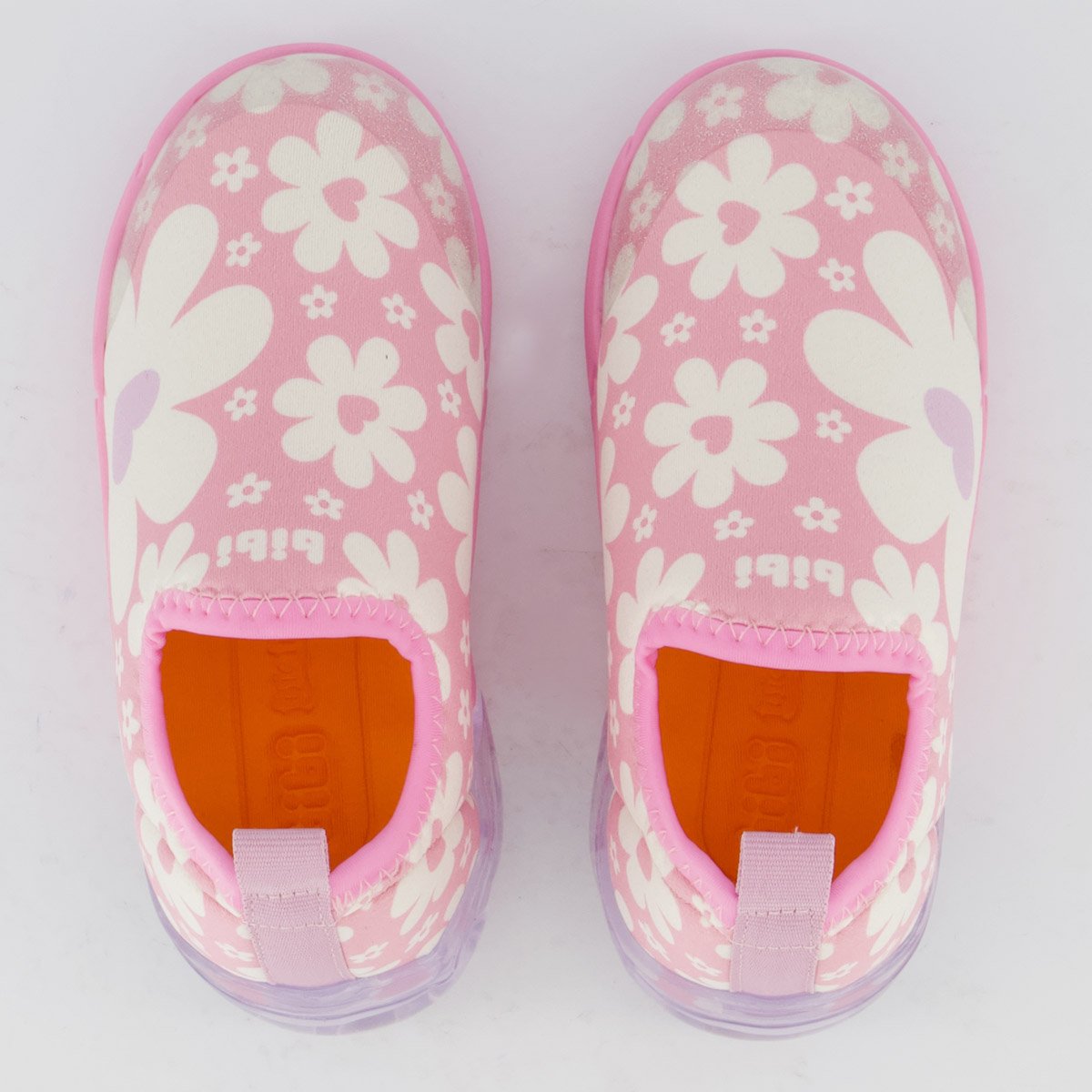 Tênis Bibi Space Floral Com Luzes Rosa Rosa 4
