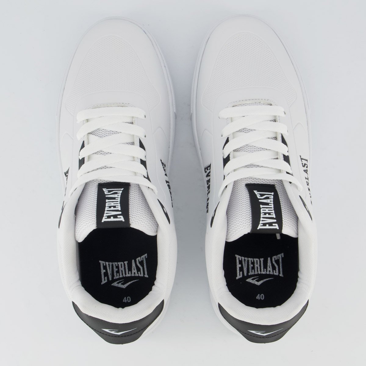 Tênis Everlast Slice Branco e Preto Branco 4