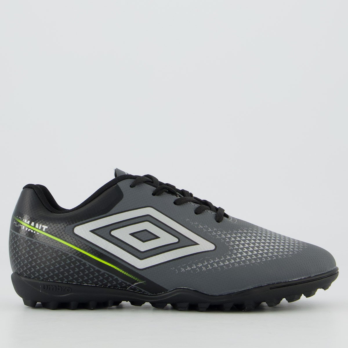 Chuteira Umbro Society Adamant Top Speed Juvenil Cinza