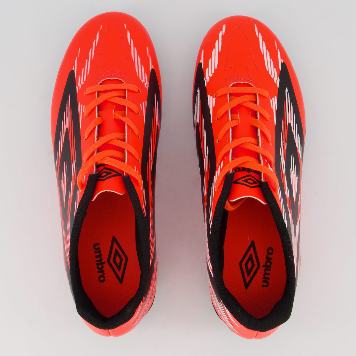 Chuteira Umbro Invictus Campo Laranja e Branca Laranja 4