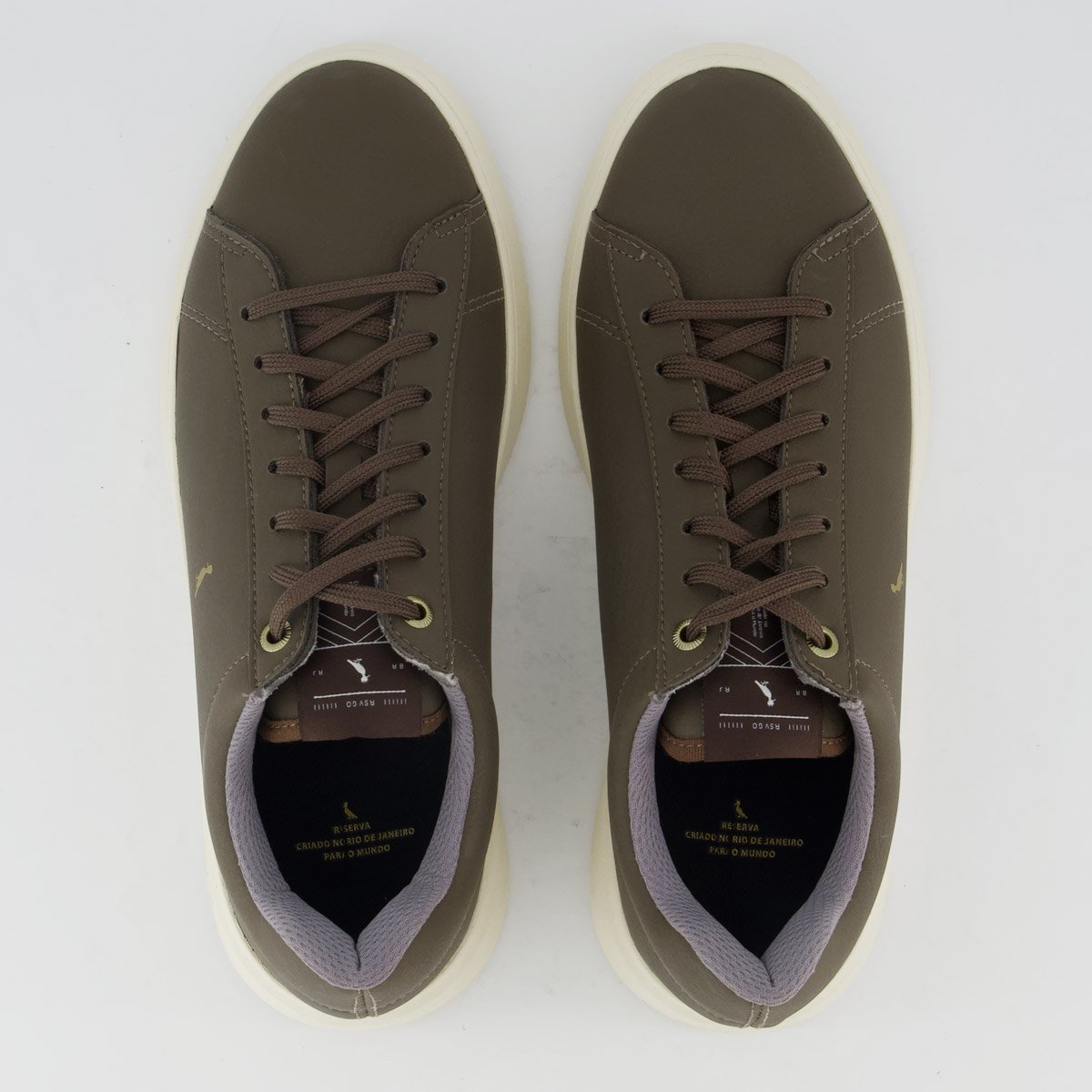 Tênis Reserva Winner Marrom e Off White Marrom 4