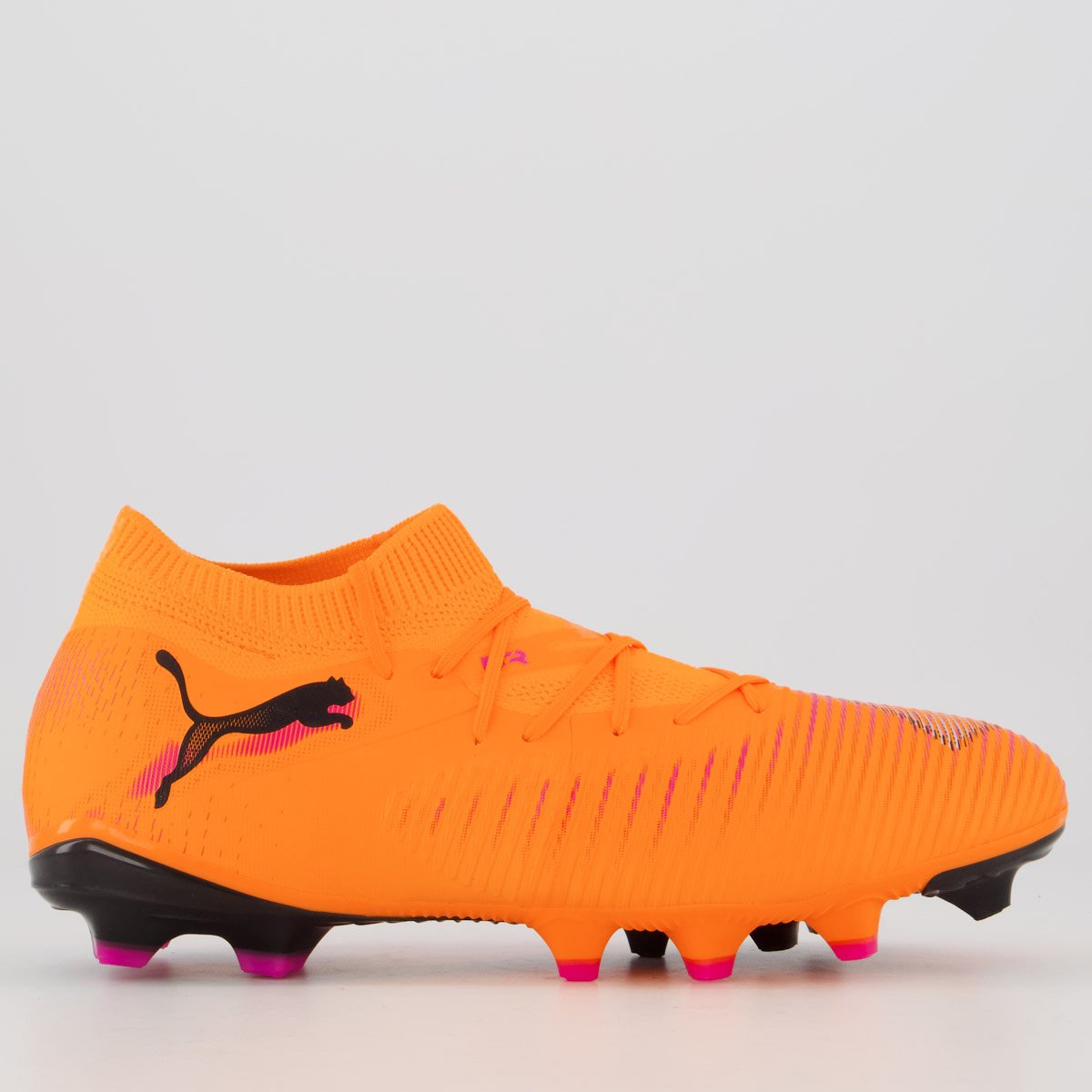 Chuteira Puma Future 8 Match FG/AG Campo Laranja