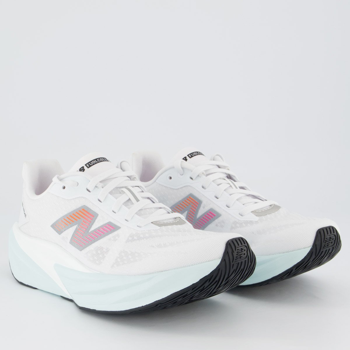 Tênis New Balance Fuelcell Rebel V5 Feminino Branco Branco 2
