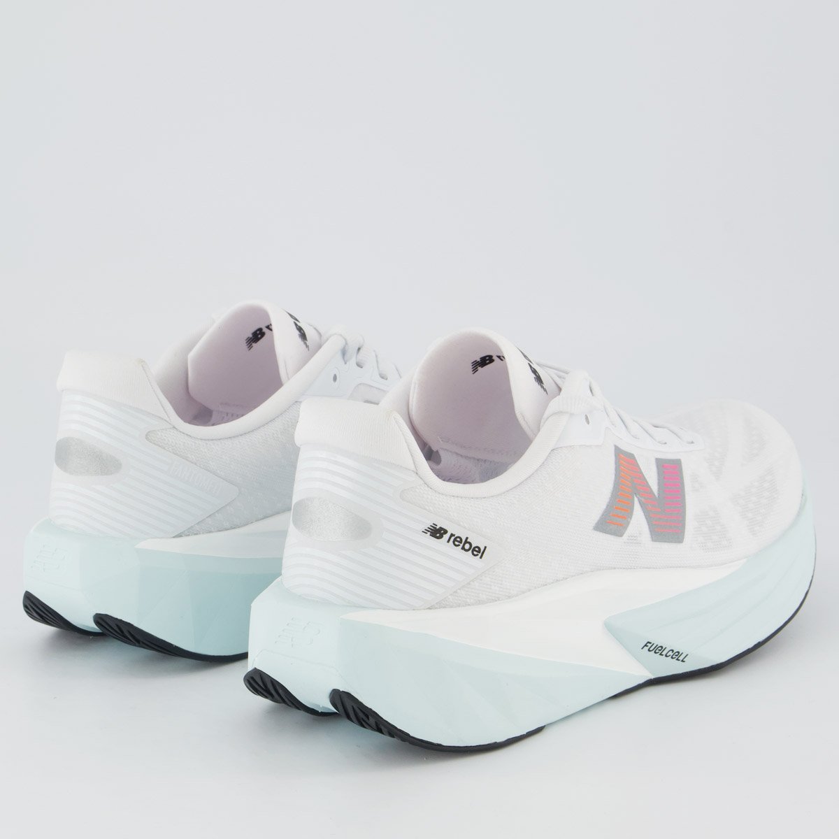 Tênis New Balance Fuelcell Rebel V5 Feminino Branco Branco 3