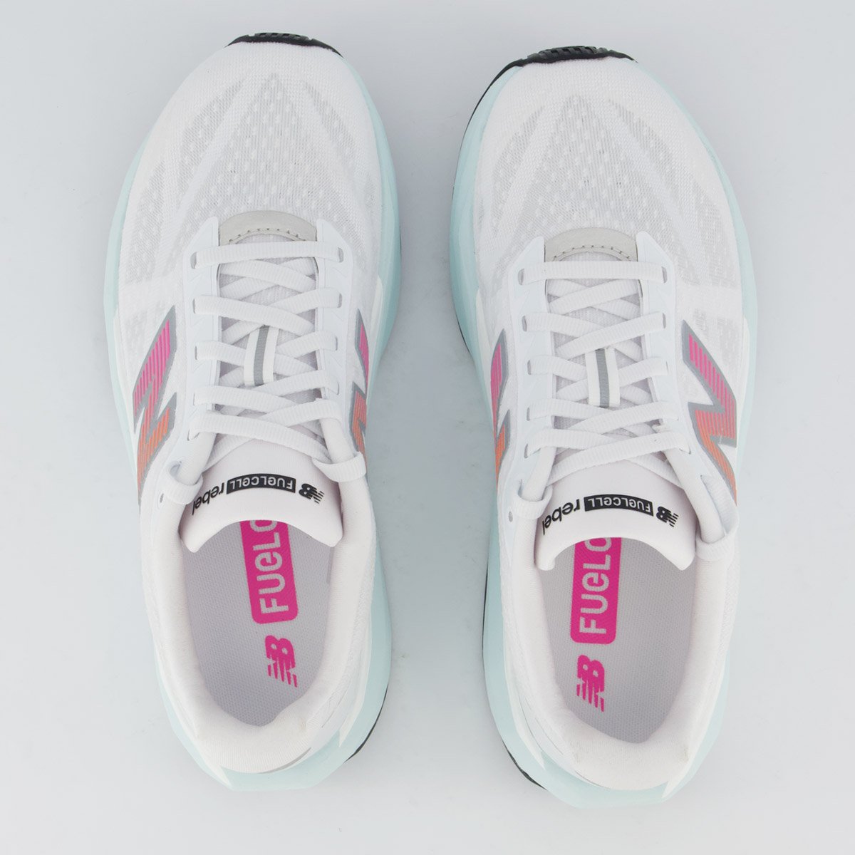 Tênis New Balance Fuelcell Rebel V5 Feminino Branco Branco 4