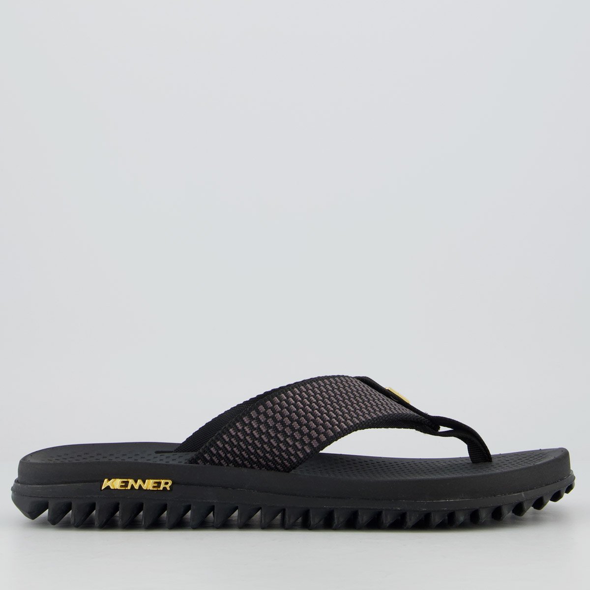 Chinelo Kenner K Pro Dots Preto e Cinza Preto/Cinza 2