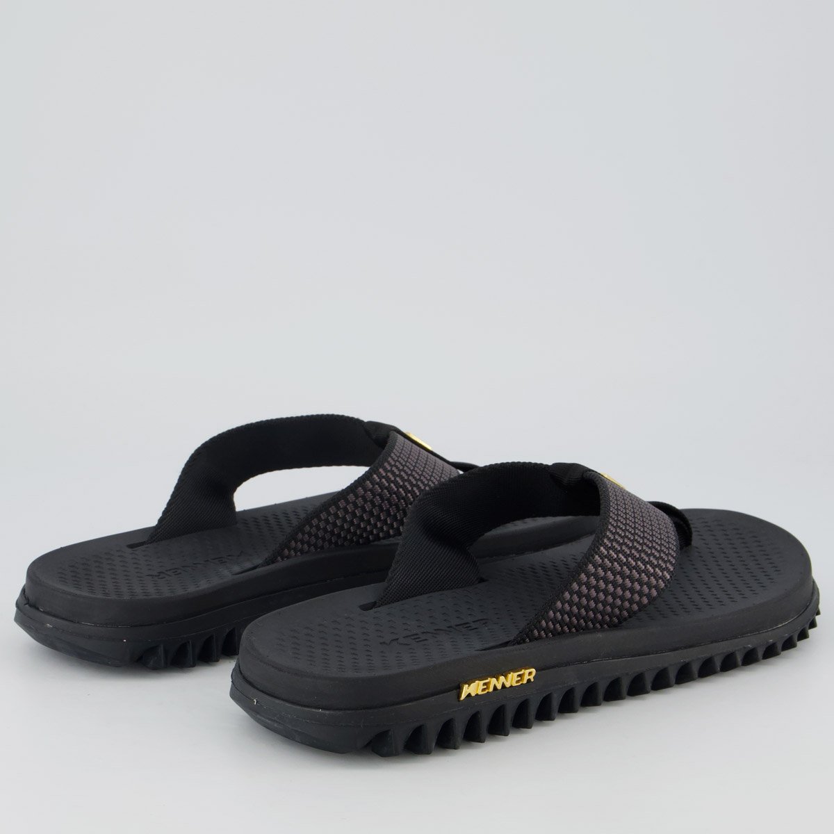 Chinelo Kenner K Pro Dots Preto e Cinza Preto/Cinza 4