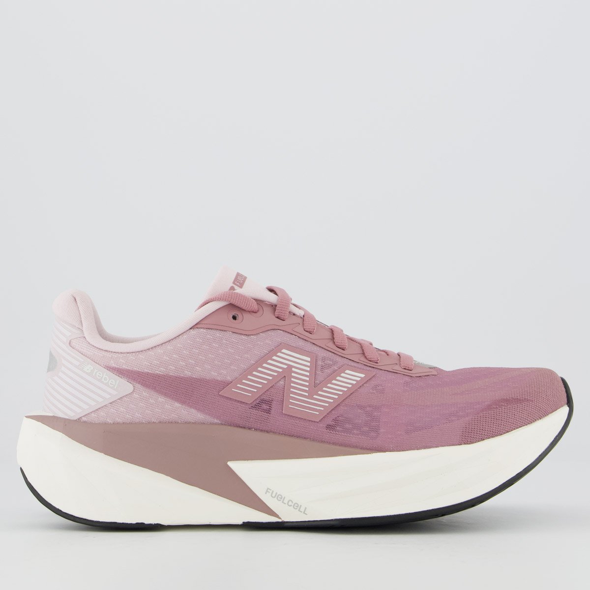 Tênis New Balance Fuelcell Rebel V5 Feminino Lilás e Branco