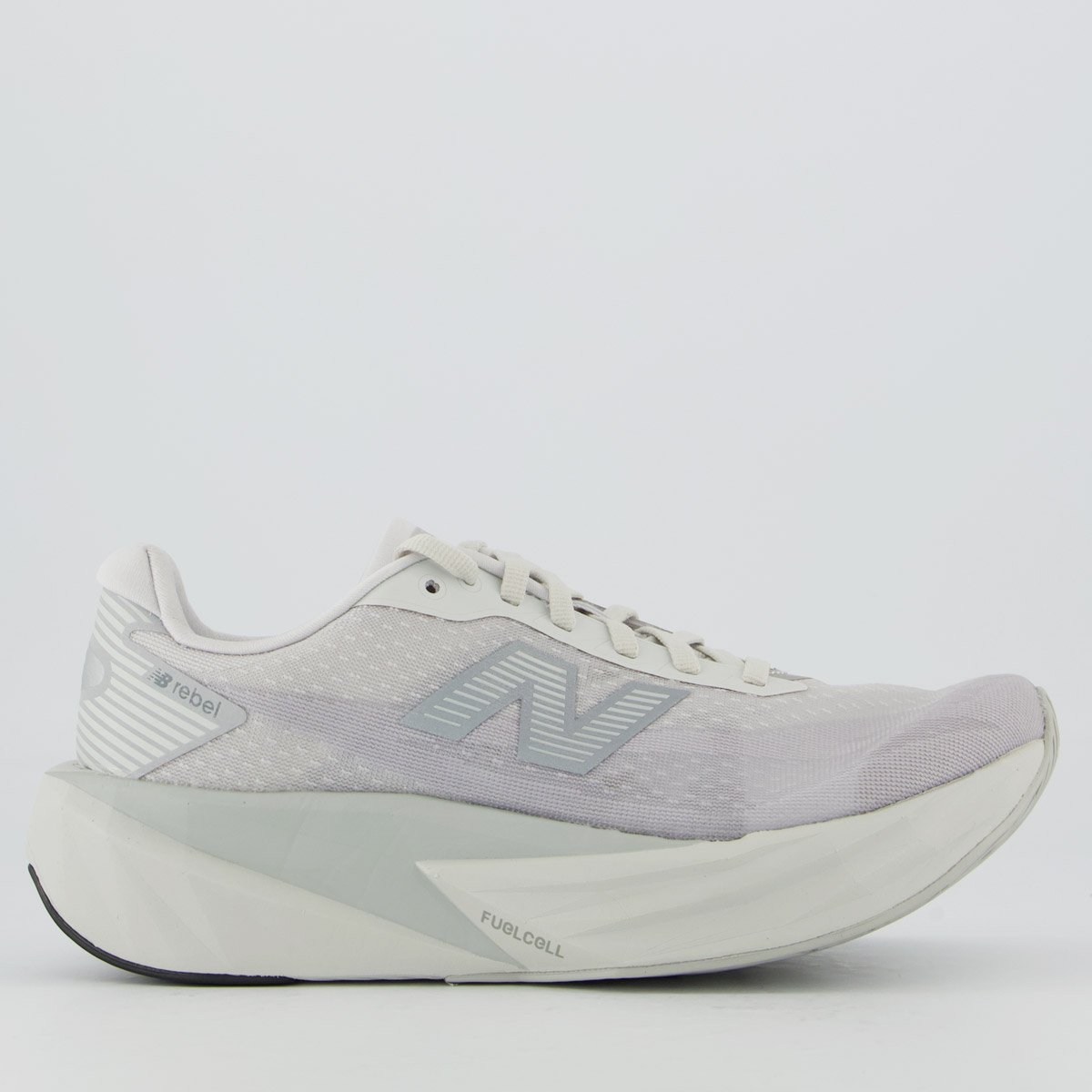 Tênis New Balance Fuelcell Rebel V5 Feminino Cinza Claro