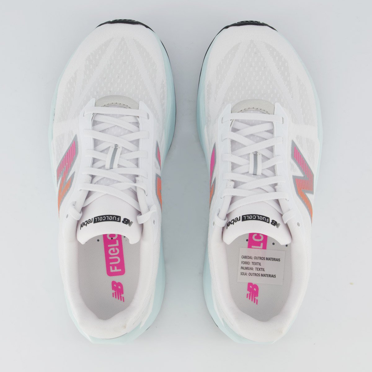 Tênis New Balance Fuelcell Rebel V5 Branco Branco 4
