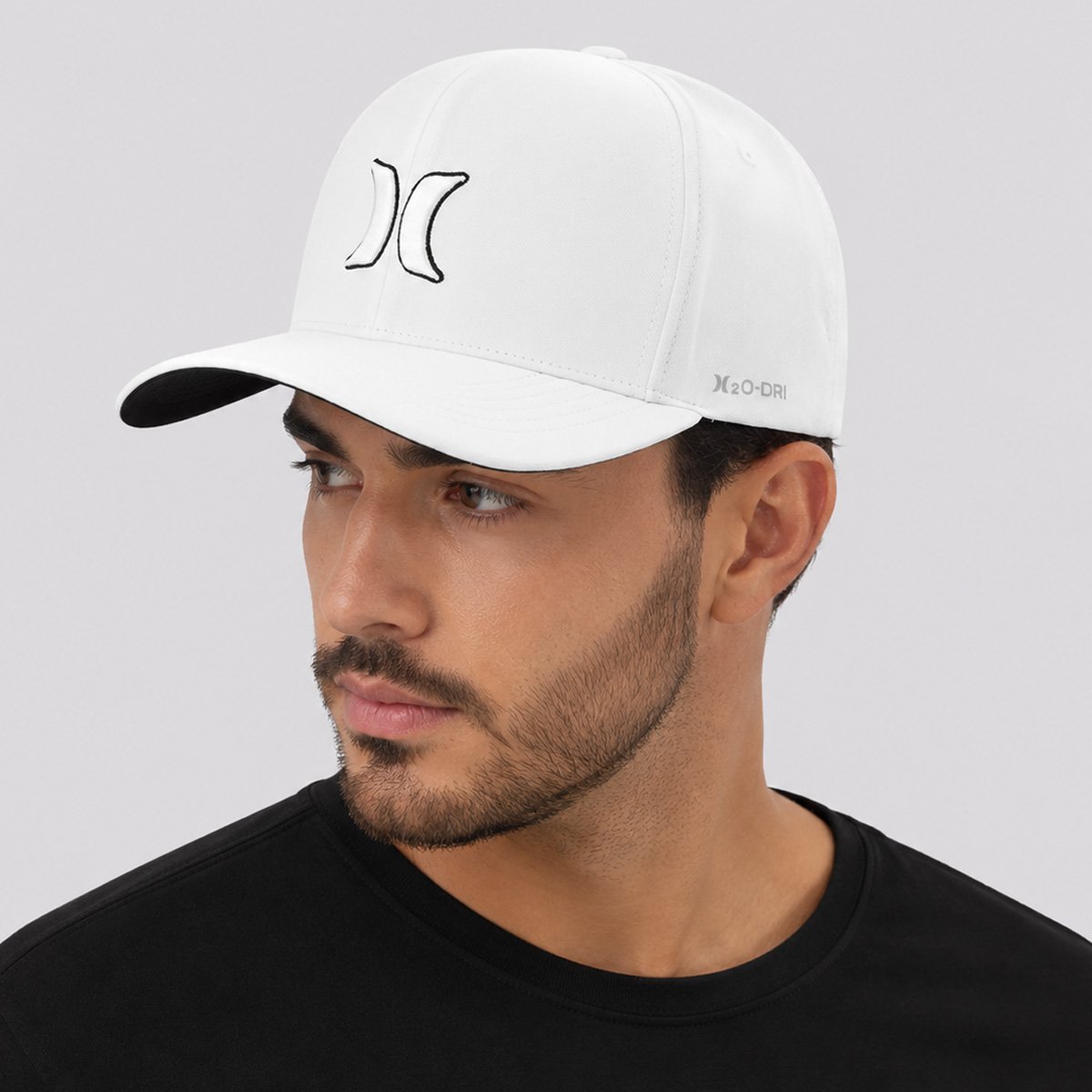 Boné Hurley Block Branco Branco 6