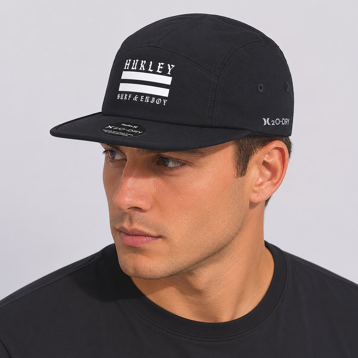 Boné Hurley Agace Preto Preto 5