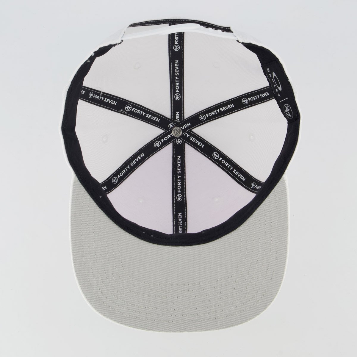 Boné Oakley Mod 47 B1B Ellipse Hat Branco Branco 4
