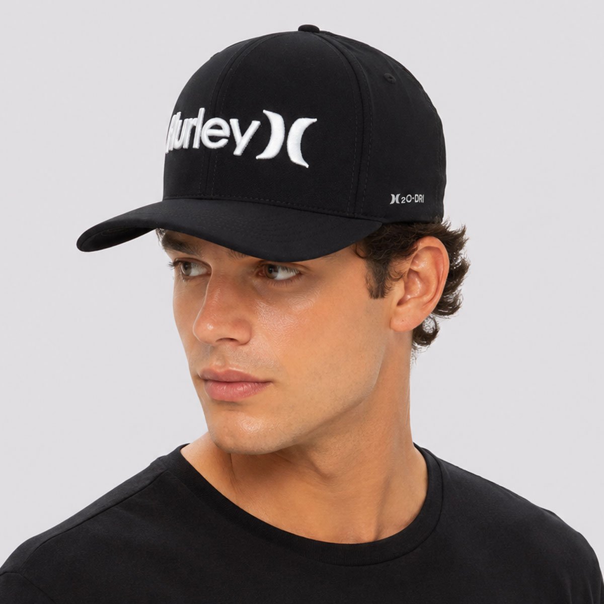 Boné Hurley One & Only II Preto Preto 5