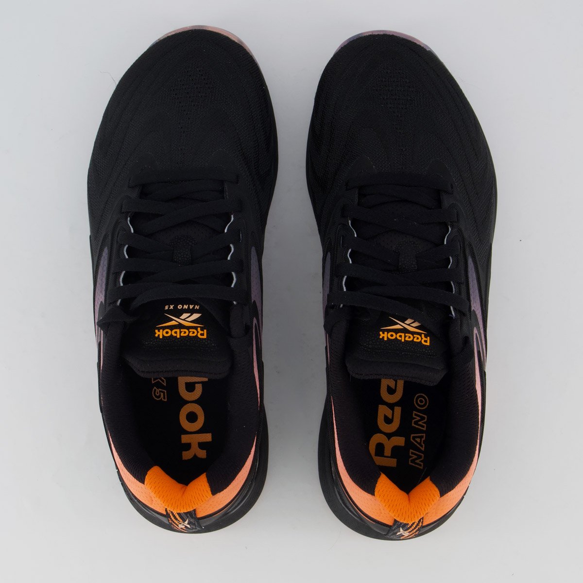 Tênis Reebok Nano X5 Edge Preto e Laranja Feminino Preto 4