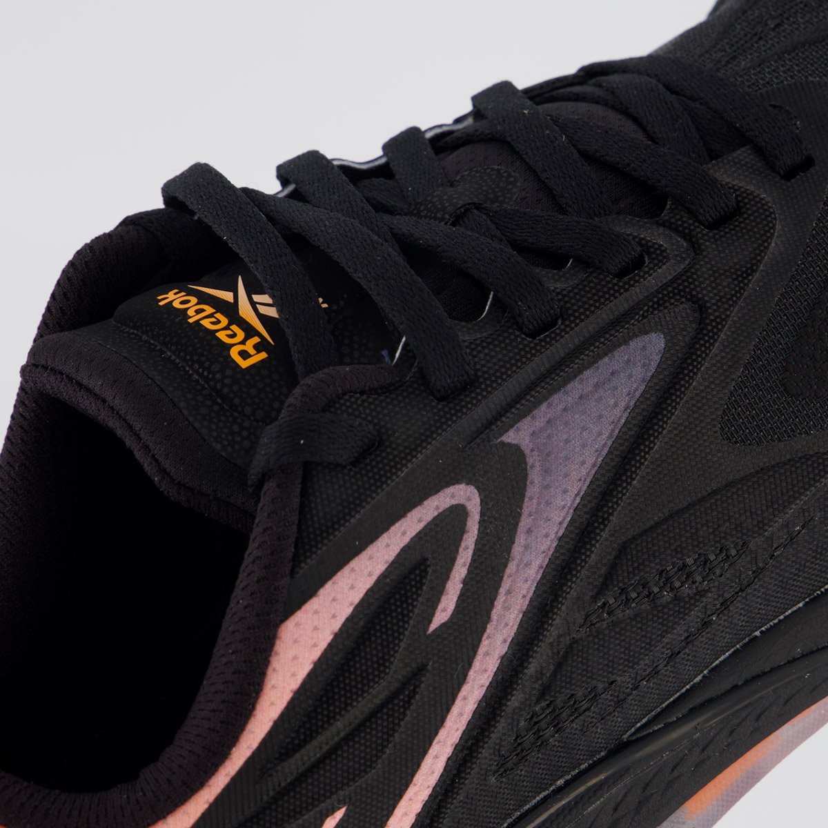 Tênis Reebok Nano X5 Edge Preto e Laranja Feminino Preto 7