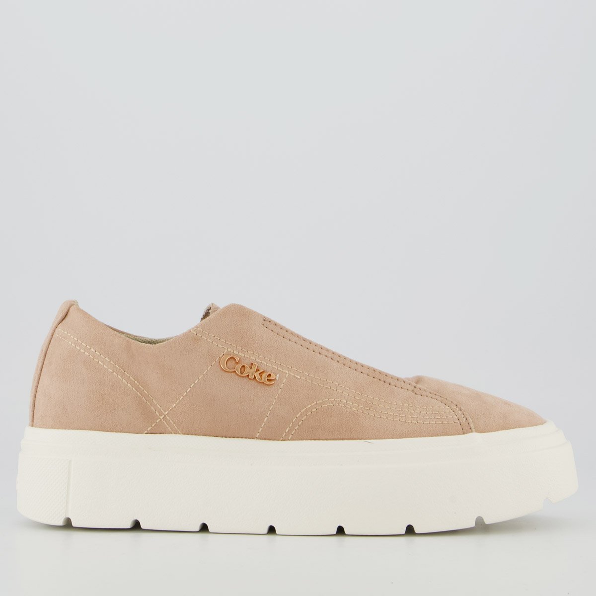 Tênis Coca Cola Harmony Way Suede Feminino Rosa