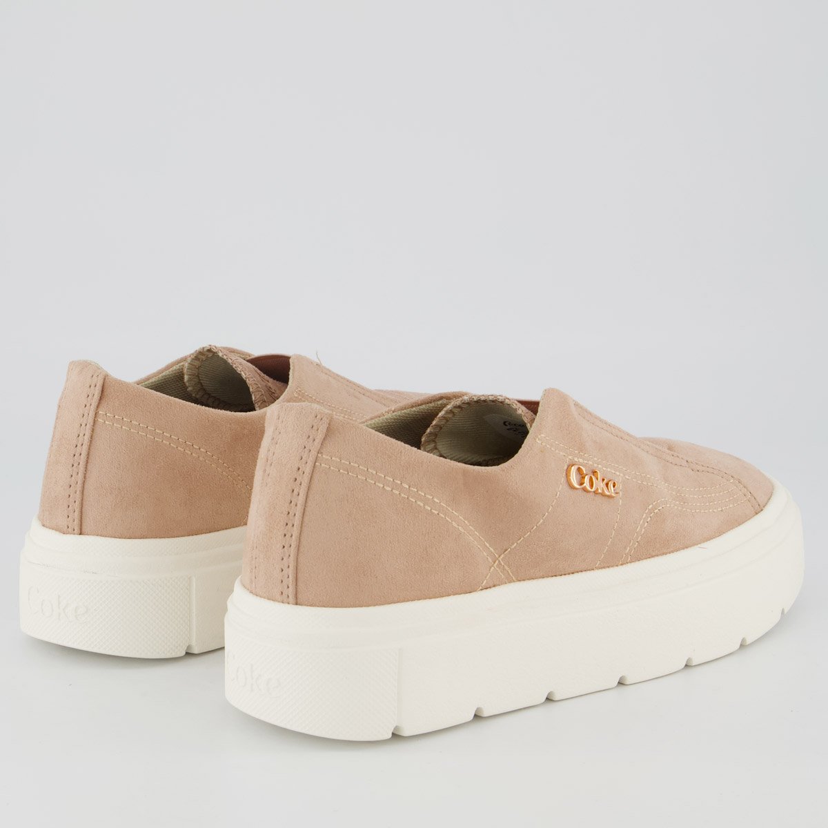 Tênis Coca Cola Harmony Way Suede Feminino Rosa Rosa 3