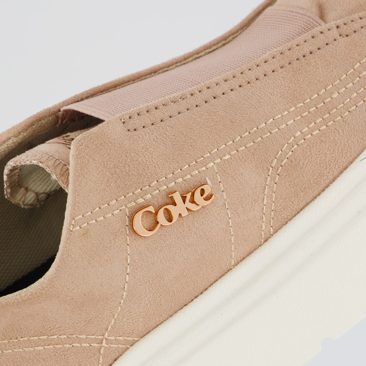 Tênis Coca Cola Harmony Way Suede Feminino Rosa Rosa 7
