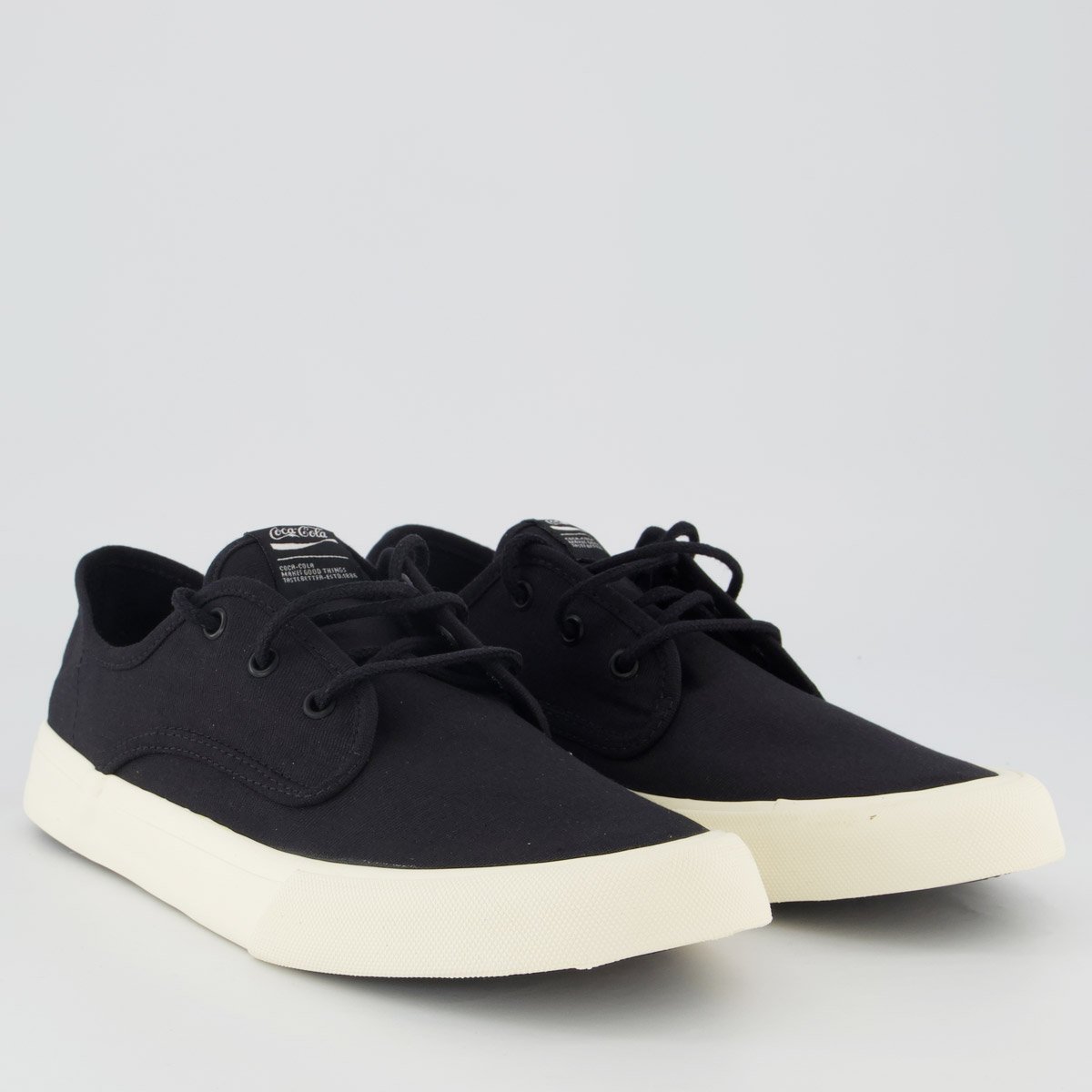 Tênis Coca Cola Smart Canvas Preto Preto 2