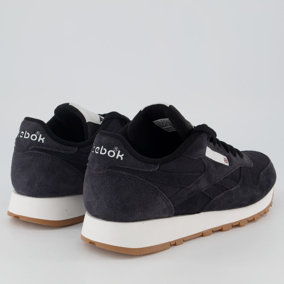 Tênis Reebok Classic Leather Preto e Bege Preto/Bege 3