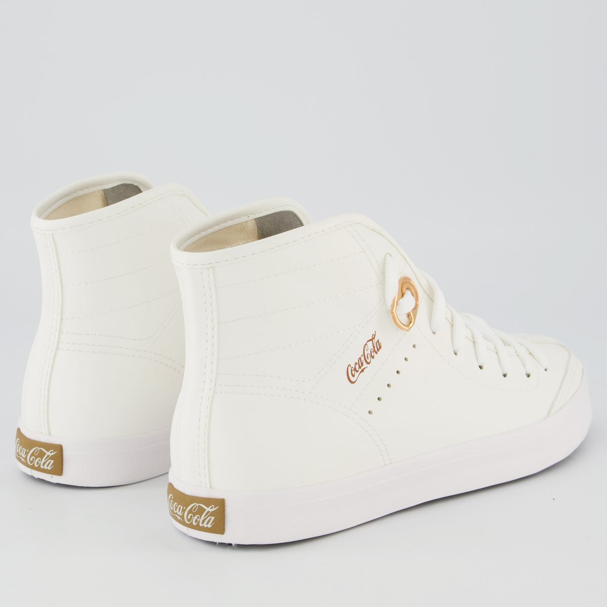Tênis Coca Cola Montreal Town Feminino Branco Branco 3