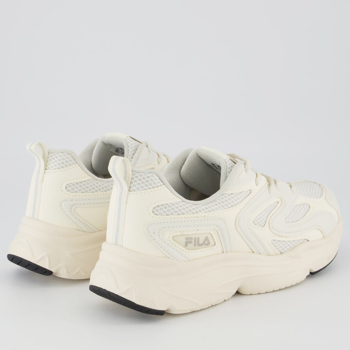 Tenis Fila Buzzard Bold Feminino Branco e Bege Branco/Bege 3