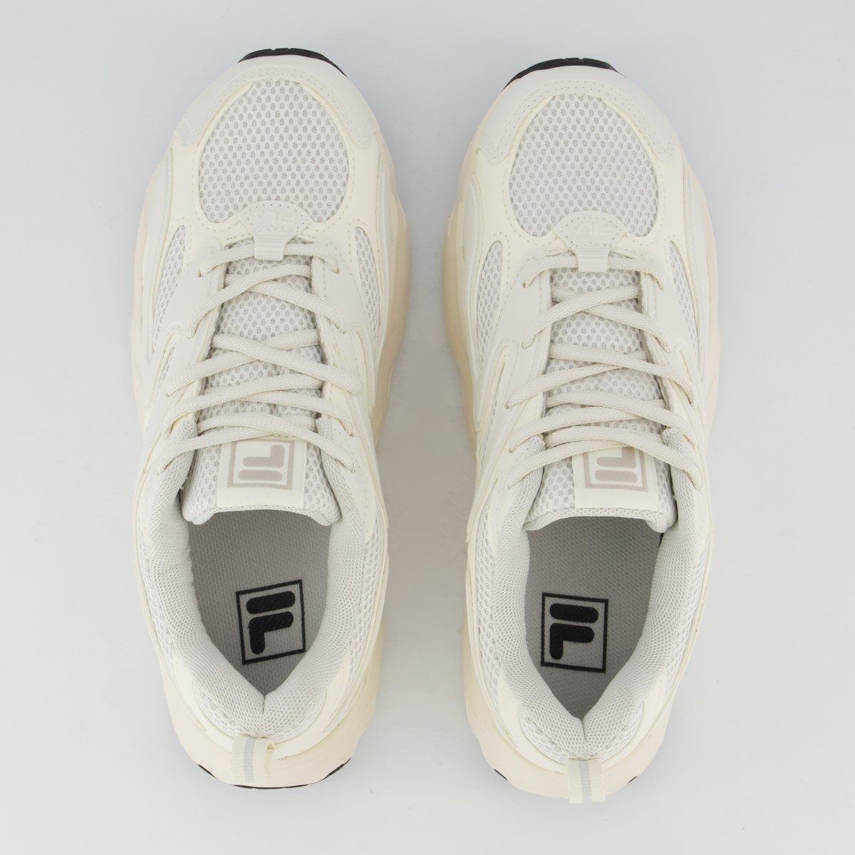 Tenis Fila Buzzard Bold Feminino Branco e Bege Branco/Bege 4